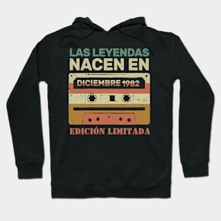 Las Leyendas nacen en diciembre 1982 40 cumpleaños Hoodie